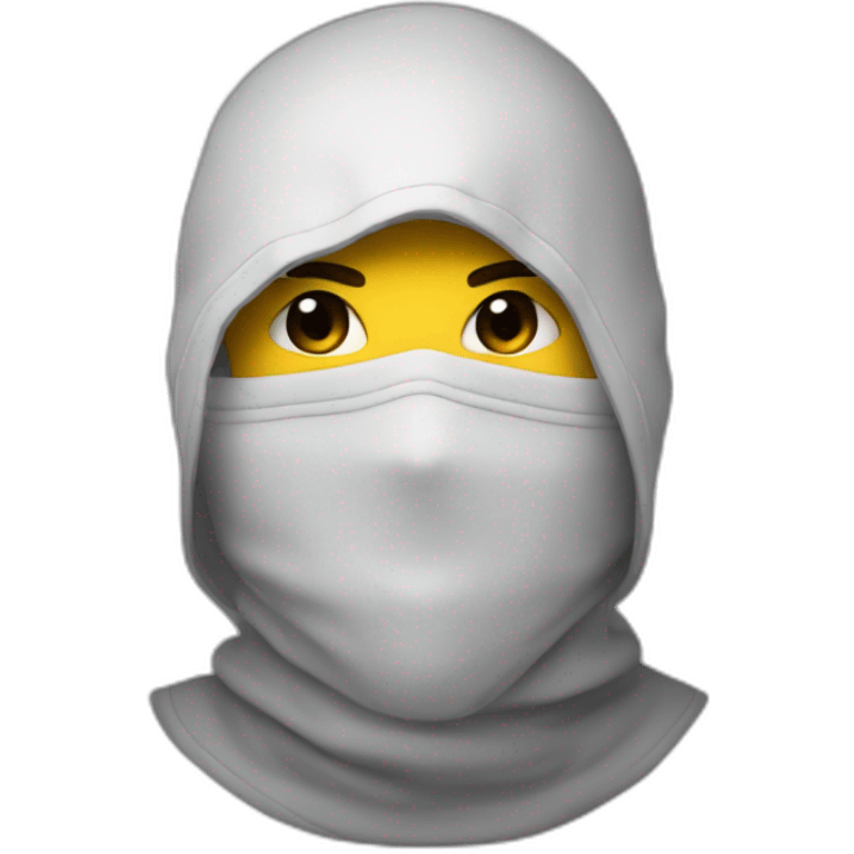 ASMR balaclava emoji