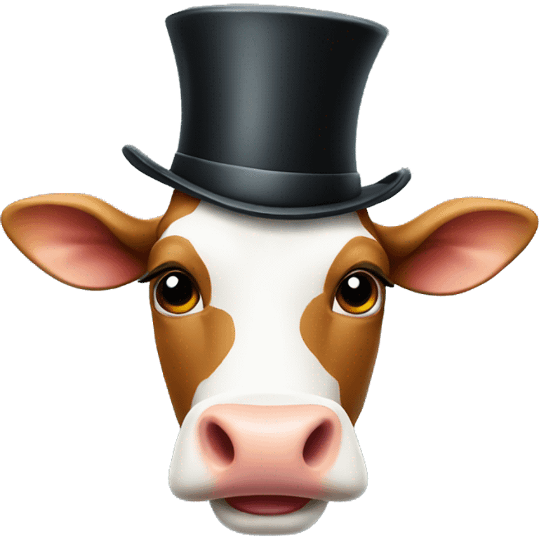 cow with top hat emoji