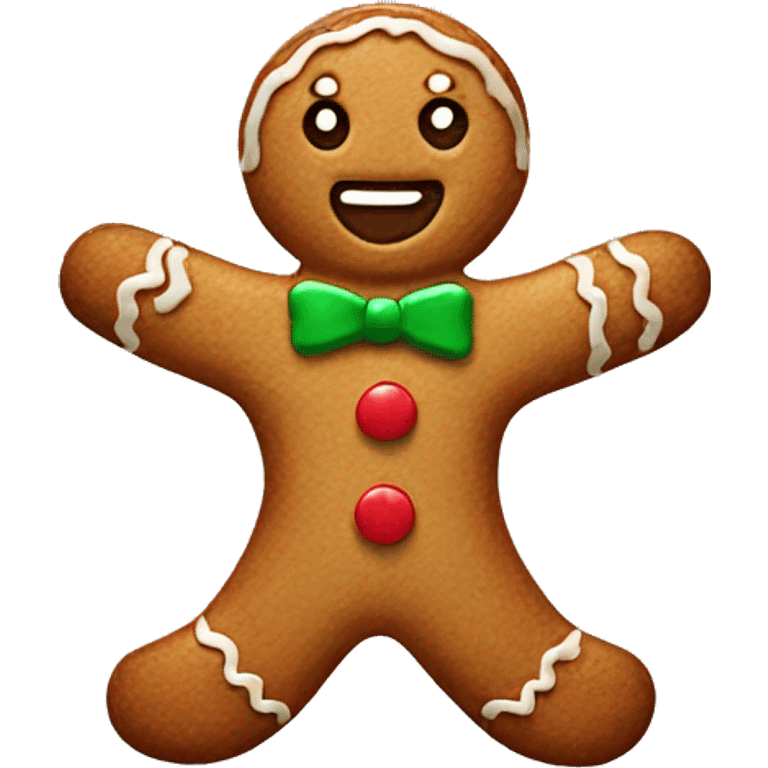 gingerbread man emoji