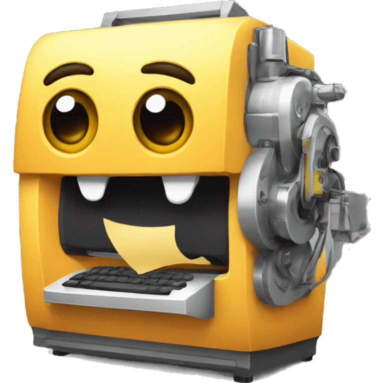 content creator machine emoji