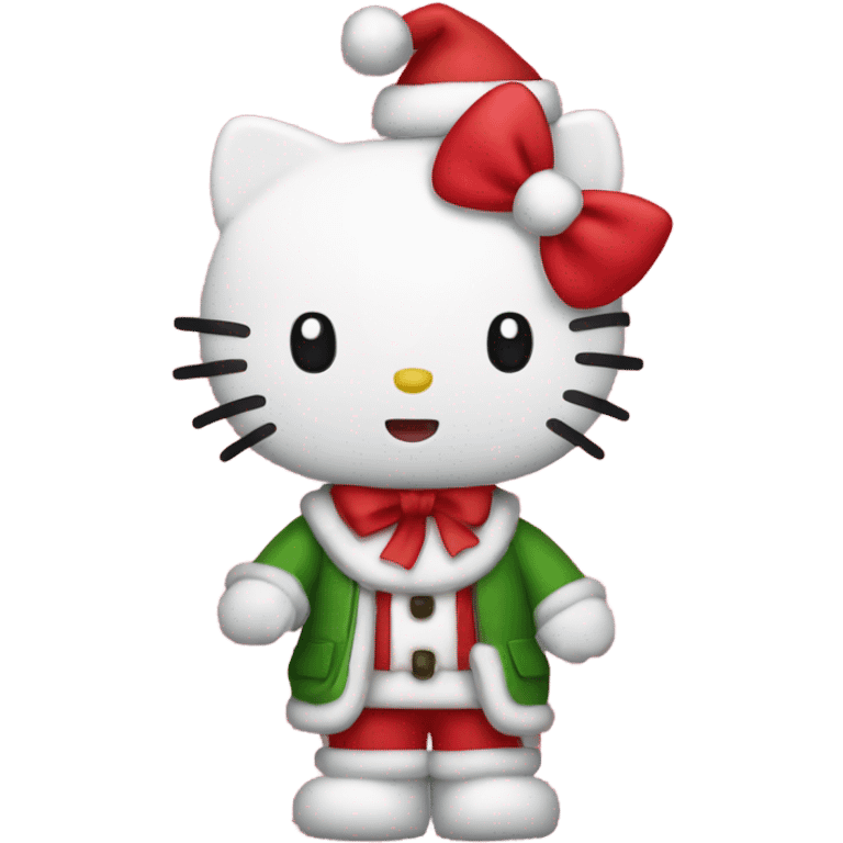 Hello kitty Christmas  emoji