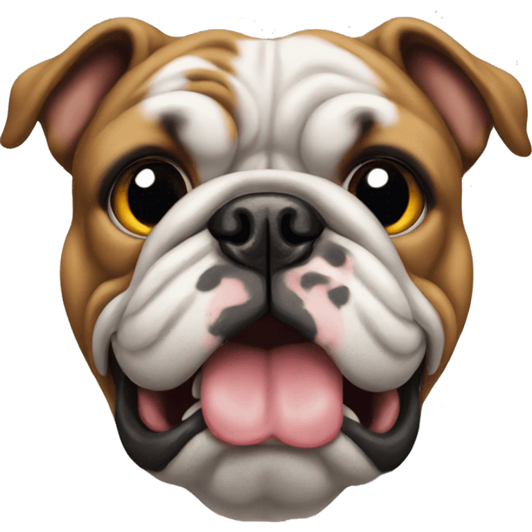 A bulldog emoji