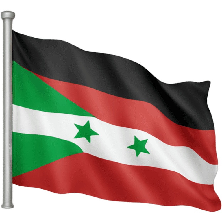 Independent Syria flag emoji