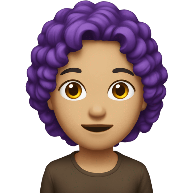 Laço roxo emoji