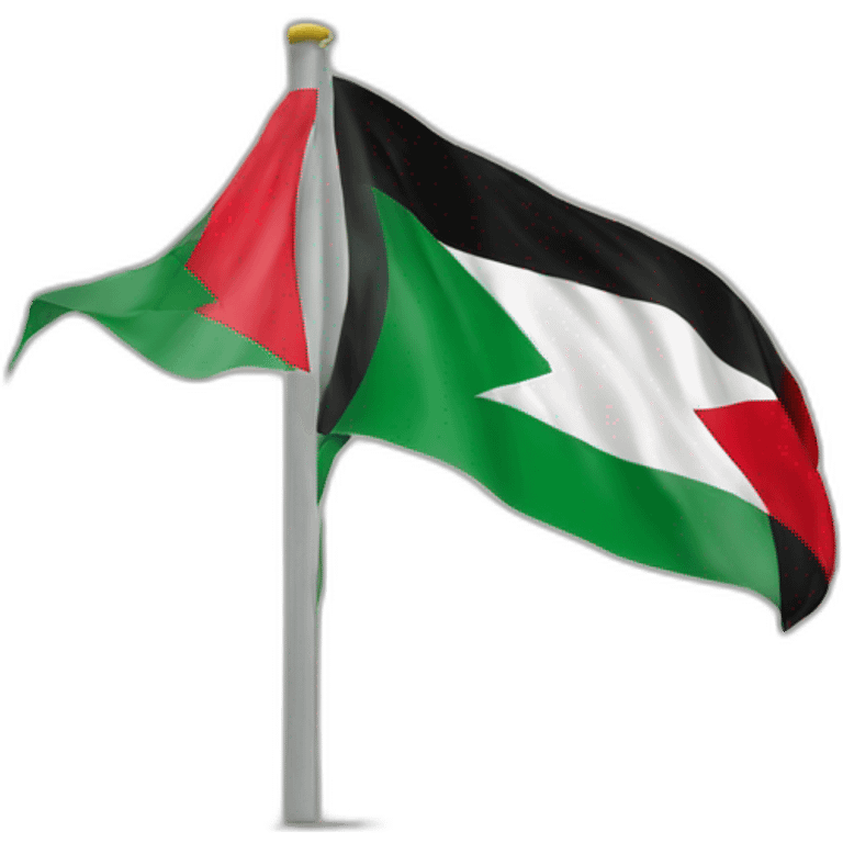 drapeau de la palestine emoji