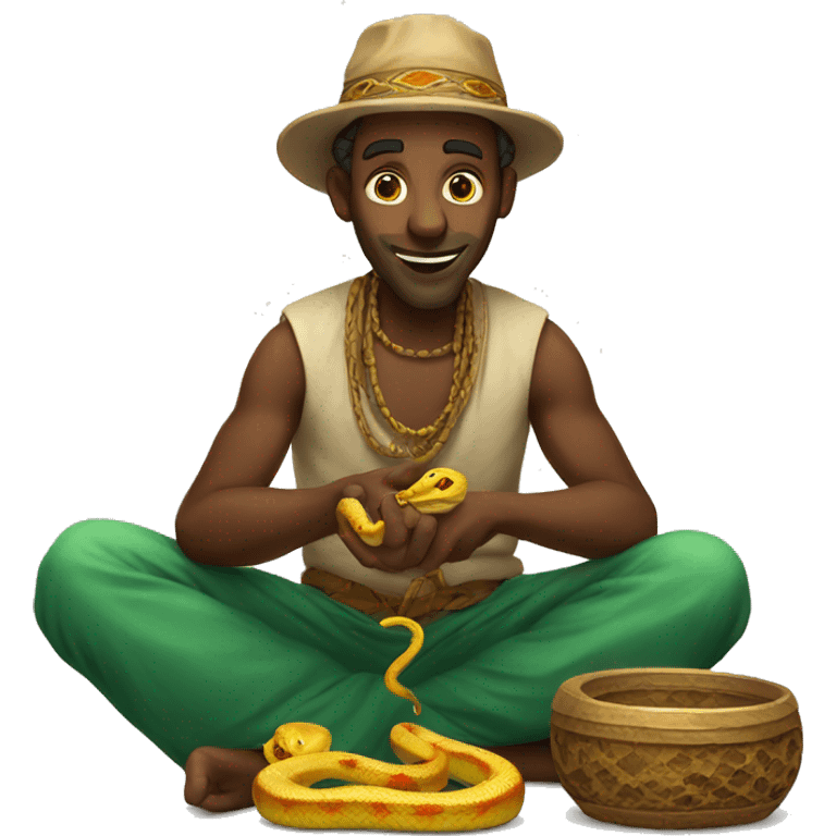 snake charmer emoji