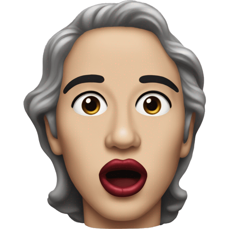 The lips from Rocky horror picture show emoji