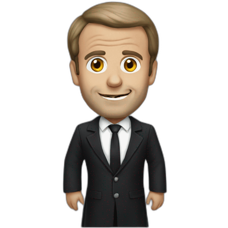 Emmanuel macron Halloween emoji