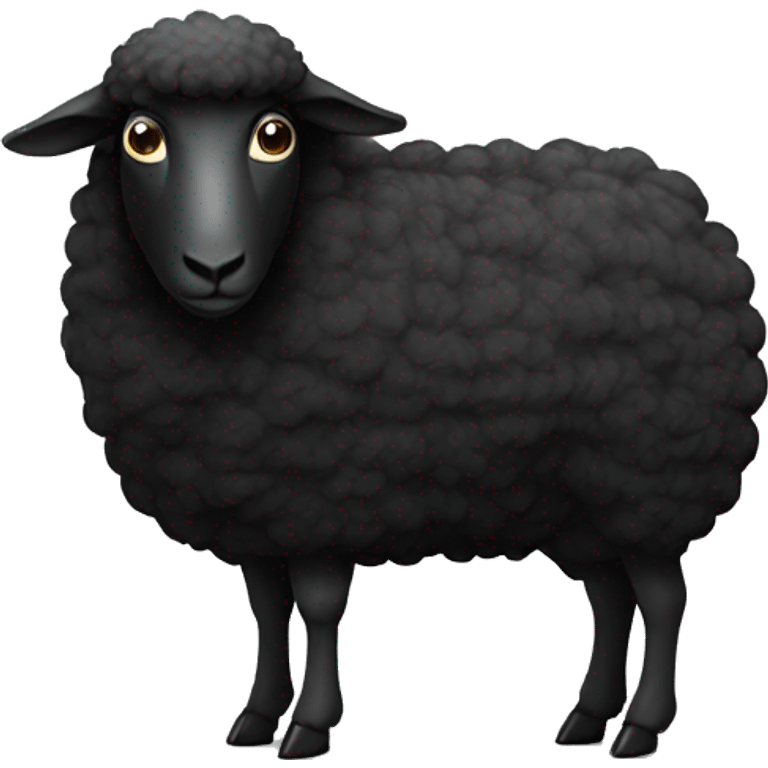 black sheep with body emoji