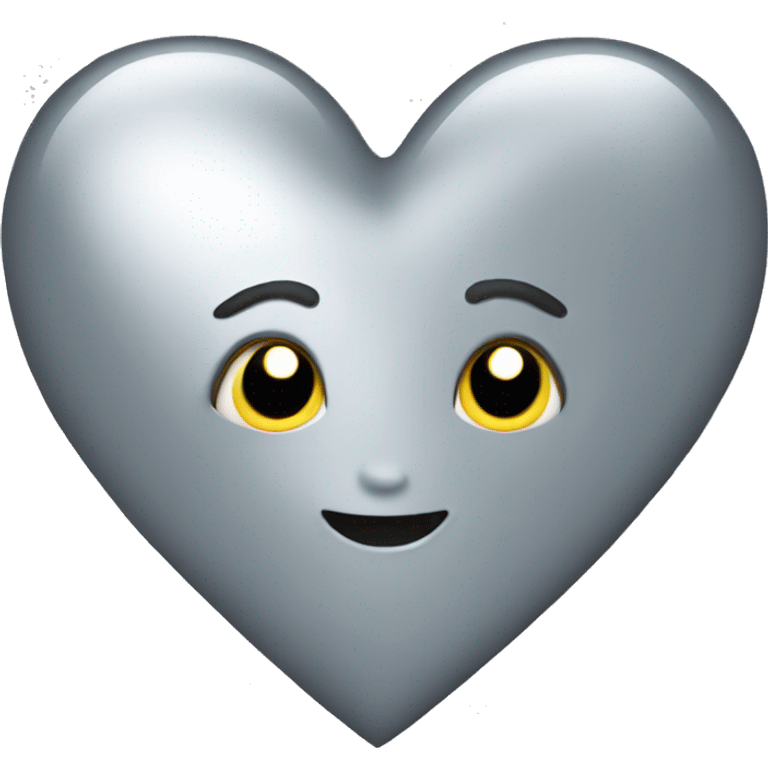 Silver heart emoji