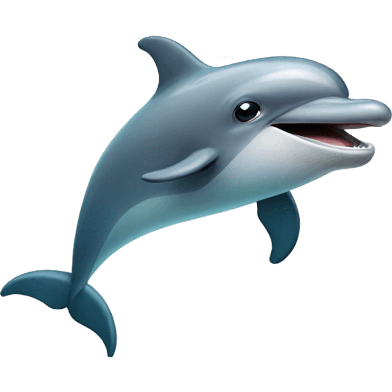 dolphin singing emoji