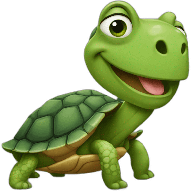 Caca sur tortue emoji