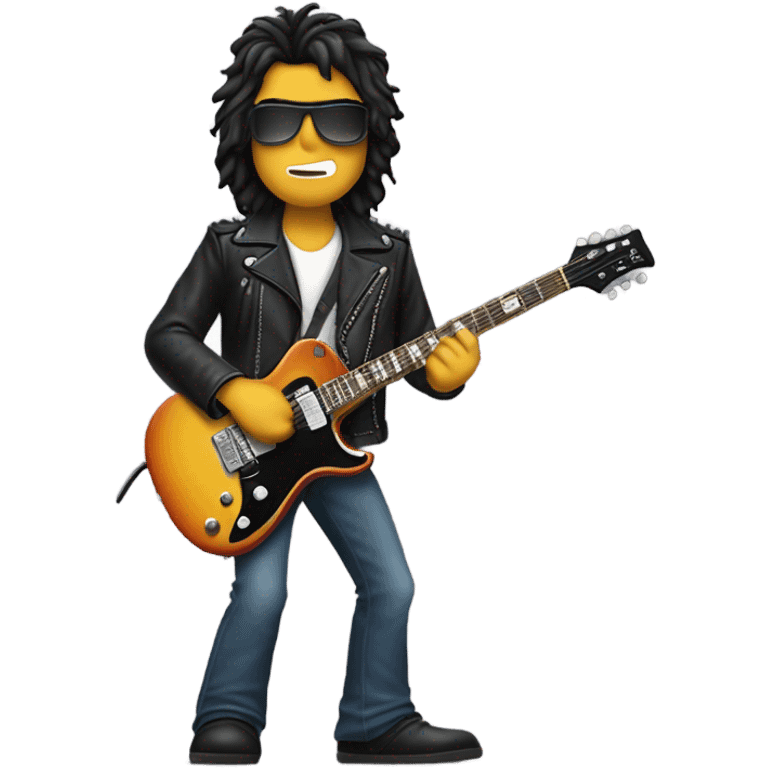 AC/DC rock star emoji