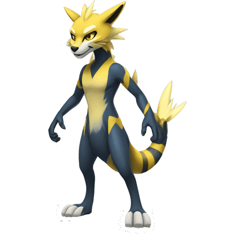 Lombax-Zeraora full body emoji