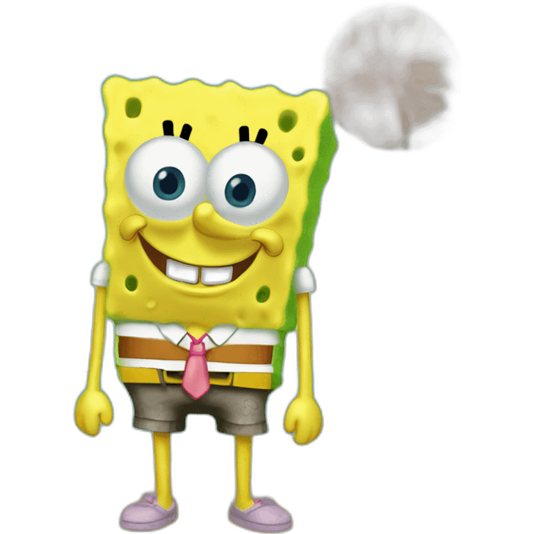 Sponge bob in bikini bottom  emoji