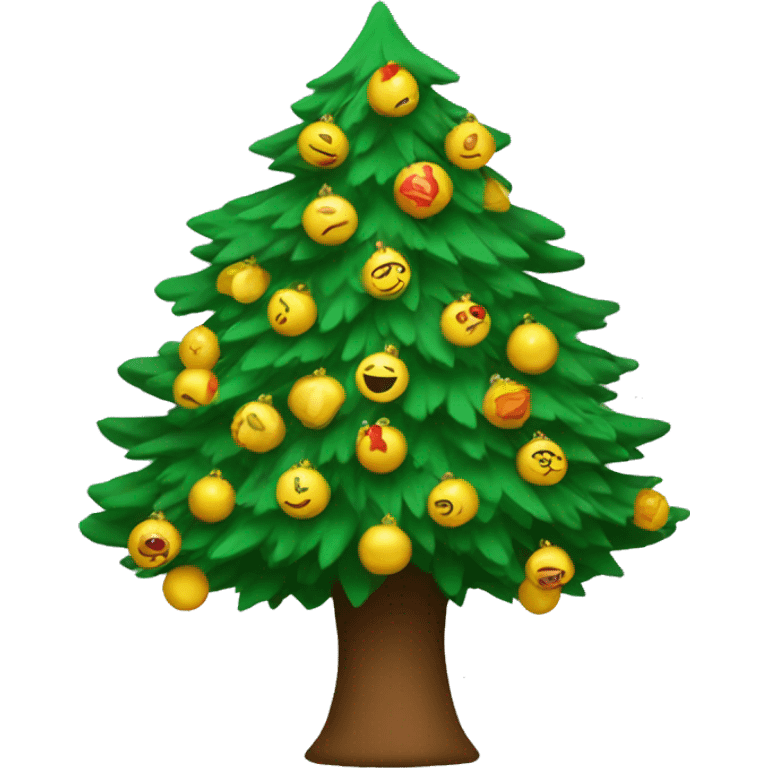 New Year tree emoji