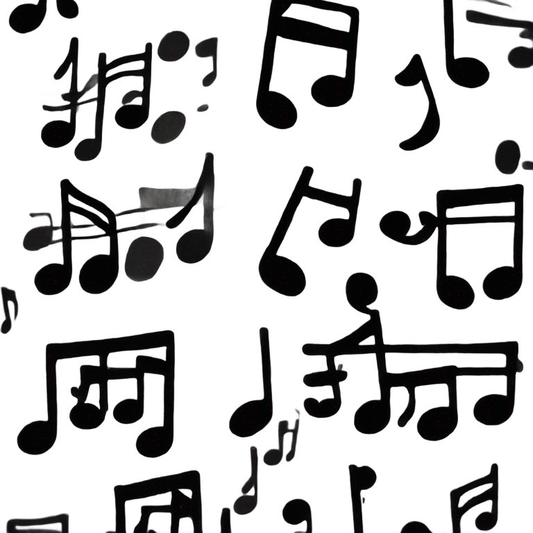 music notes emoji