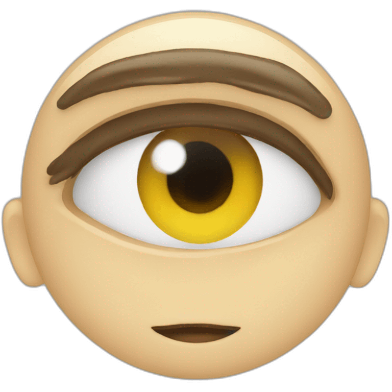 Yeux au ciel emoji