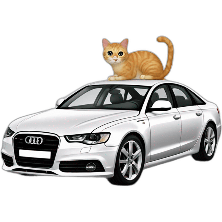 Cat drive Audi A6 modèle 2008 emoji