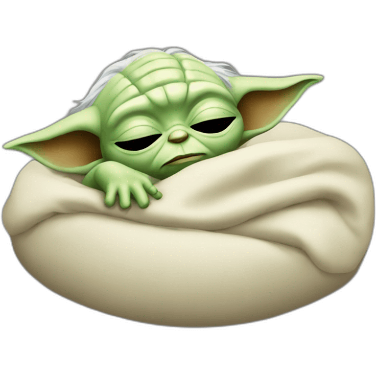 Yoda sleep emoji