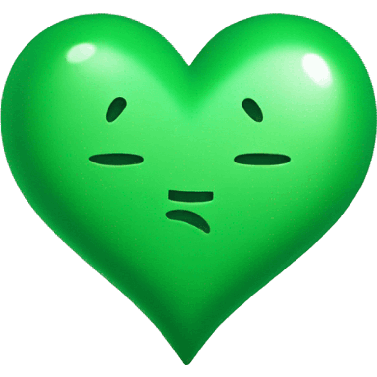 Green heart emoji