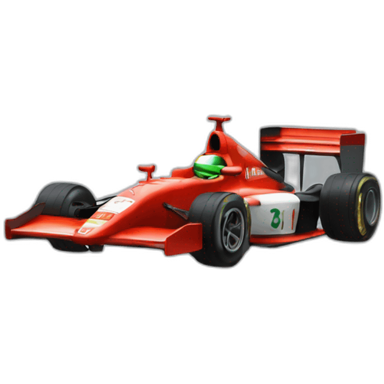 F1 racecar emoji