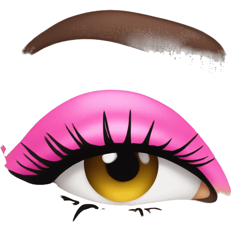 pink eyeliner product  emoji