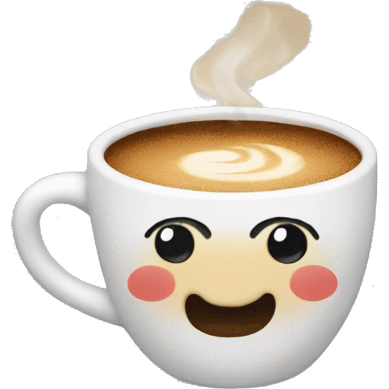 cute coffee on christmas  emoji