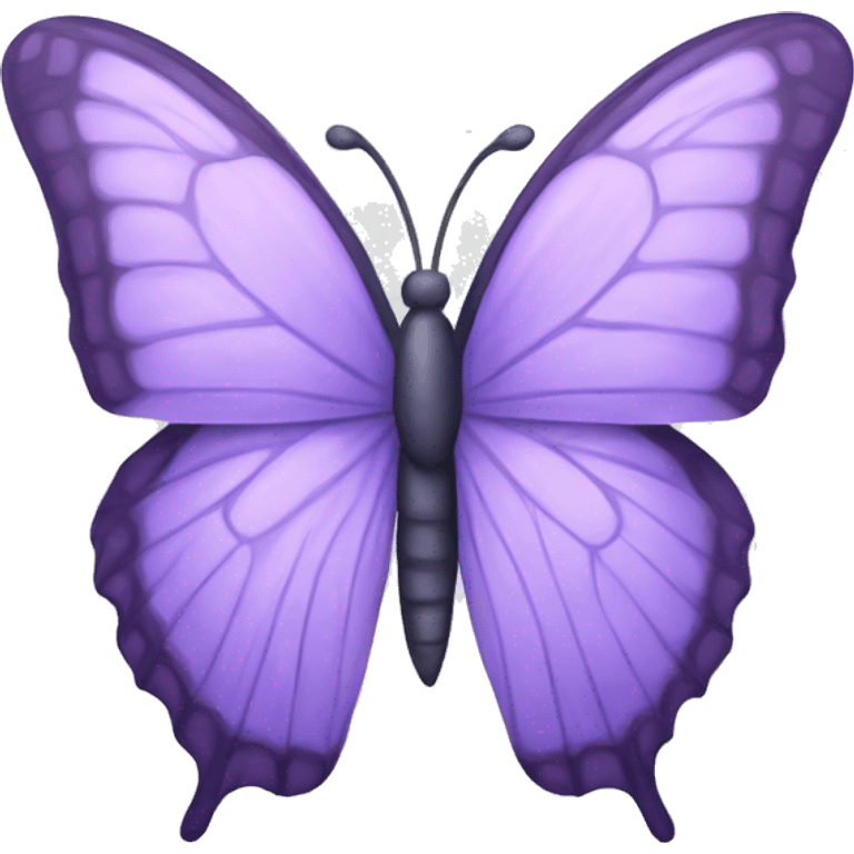 Pastel purple butterfly emoji