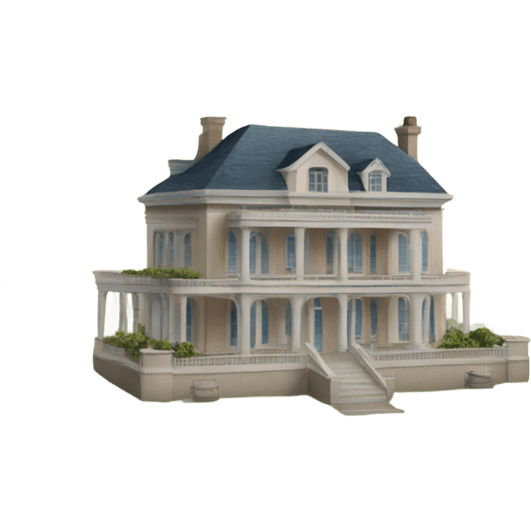 a mansion seaside  emoji