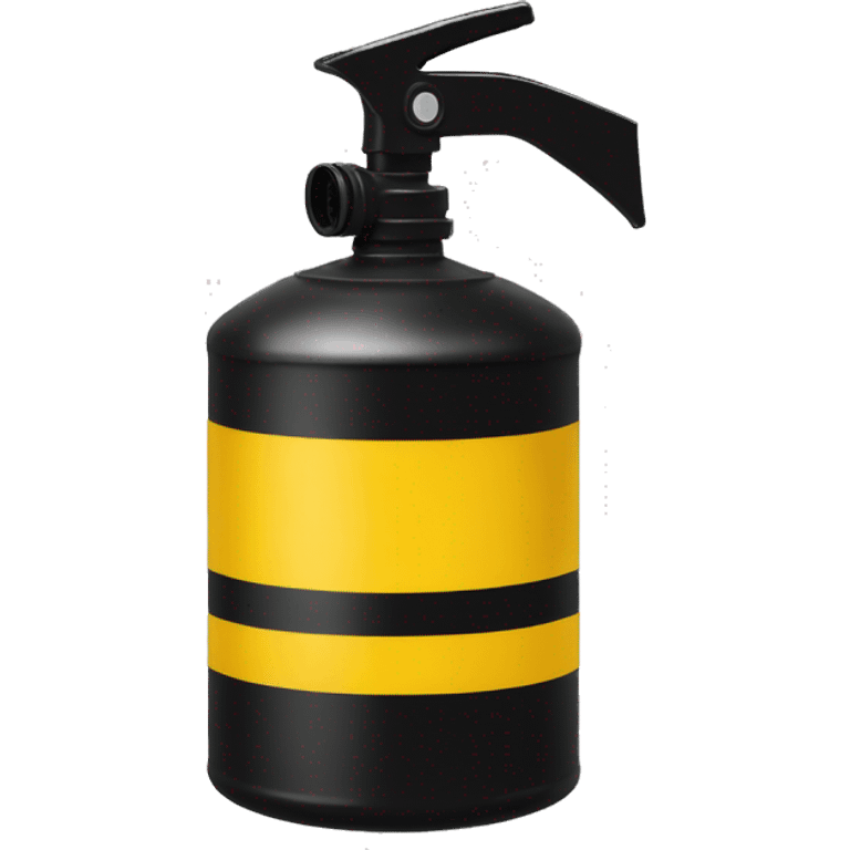 oil canister yellow and black fire emoji