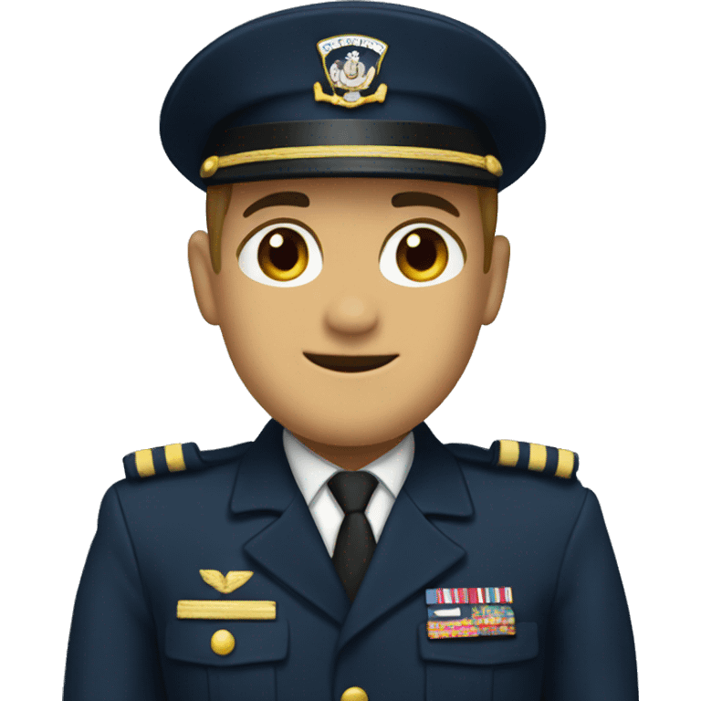 Navy uniform emoji