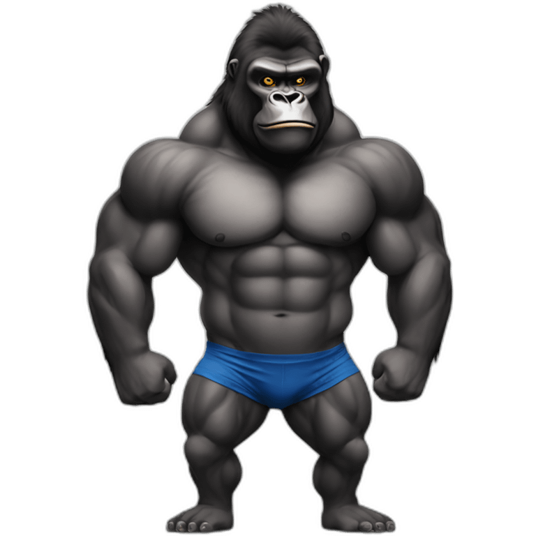 Gorilla Bodybuilder emoji