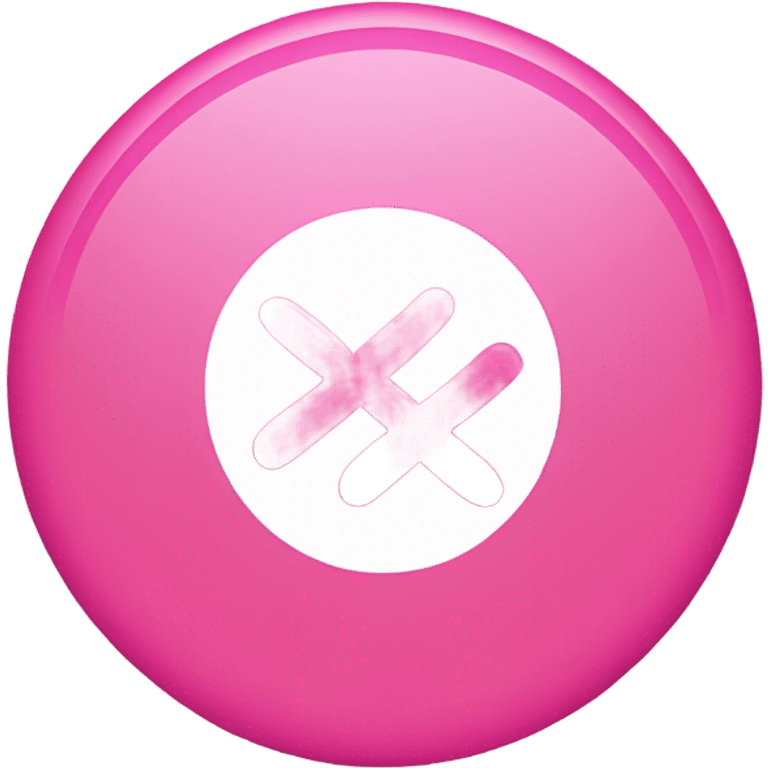 pink close icon emoji