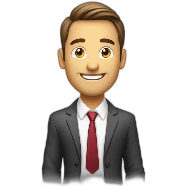 Real estate professional at various astute trustworthy the go to GUY emoji