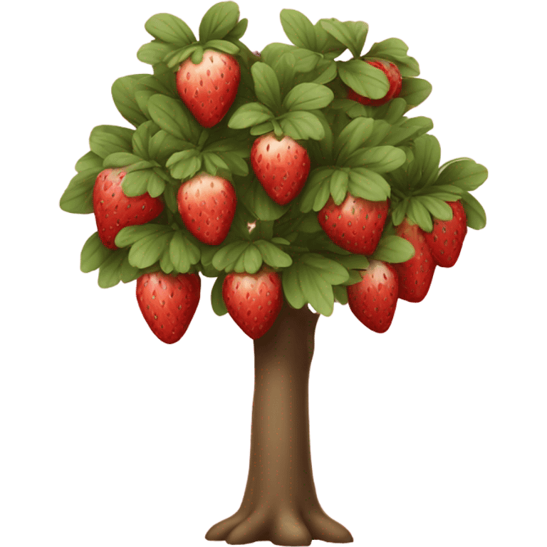 Strawberry tree emoji