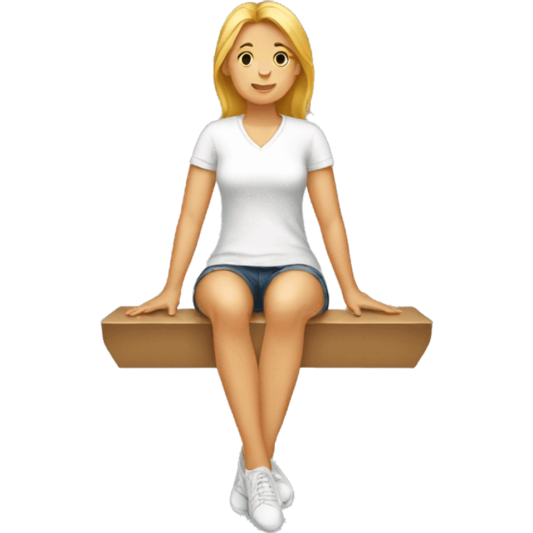 women sitting emoji