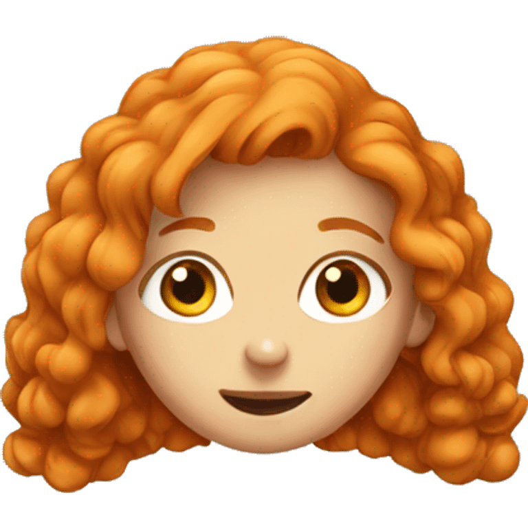 ginger girl funny emoji