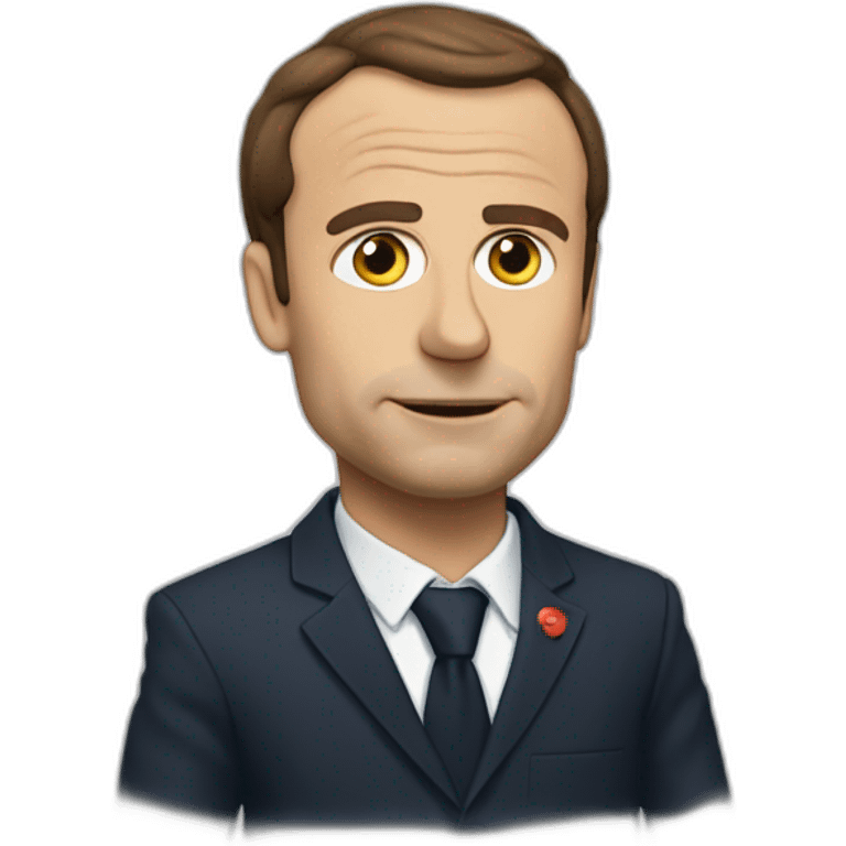 Macron qui dort emoji