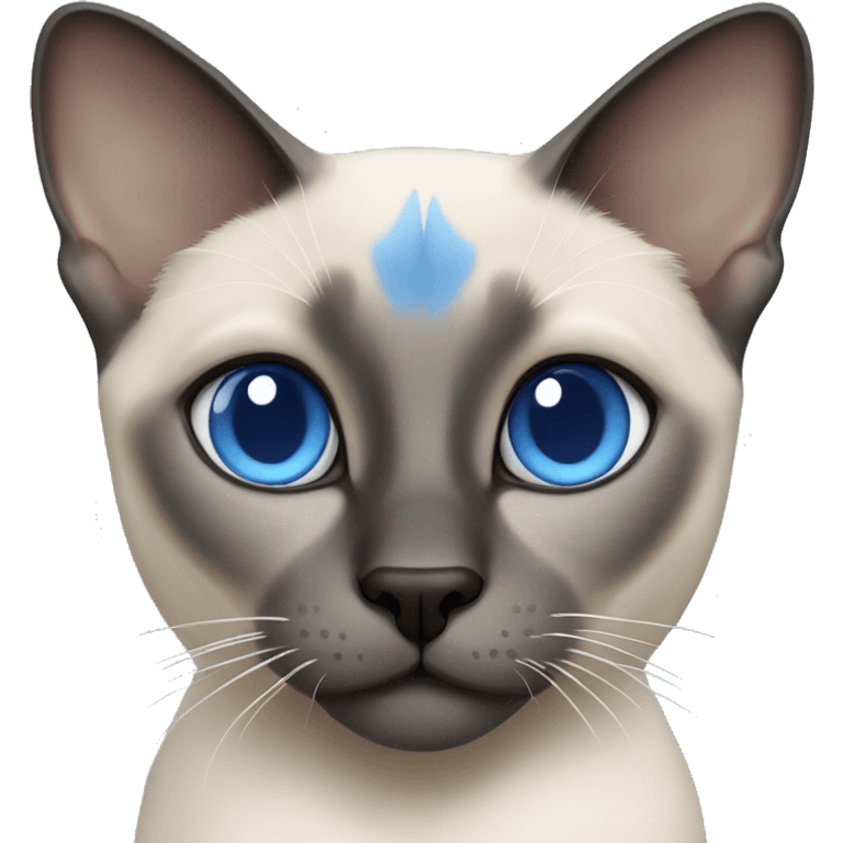 Blue point Siamese cat emoji