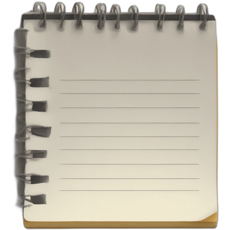 notepad emoji