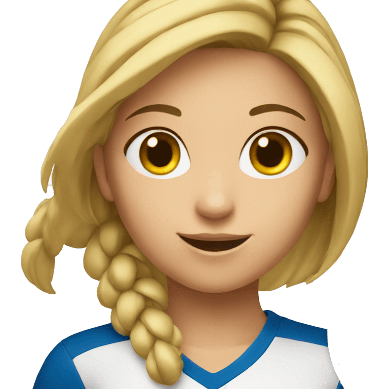 Girl playing volleyball emoji