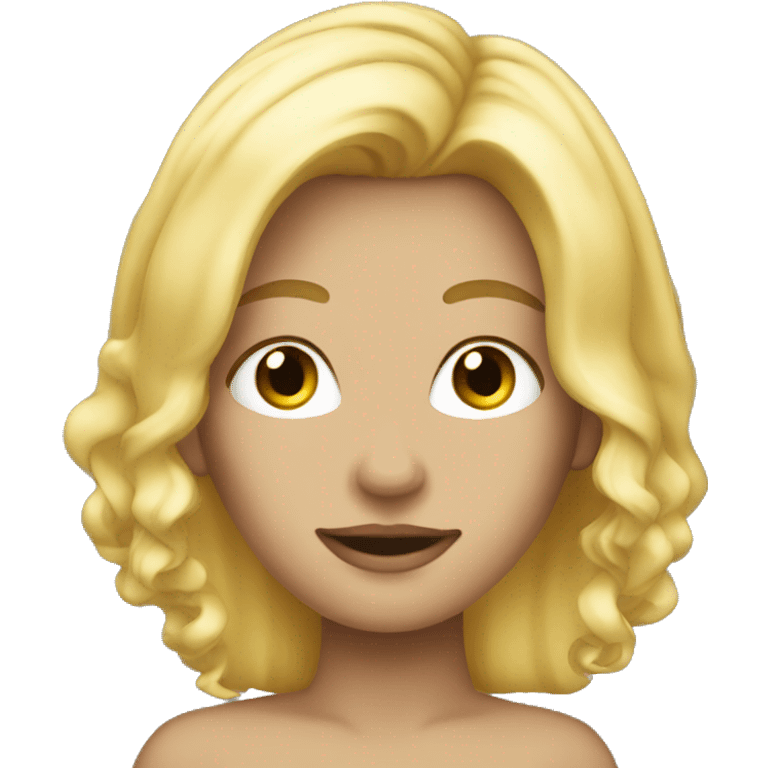 blond hair emoji