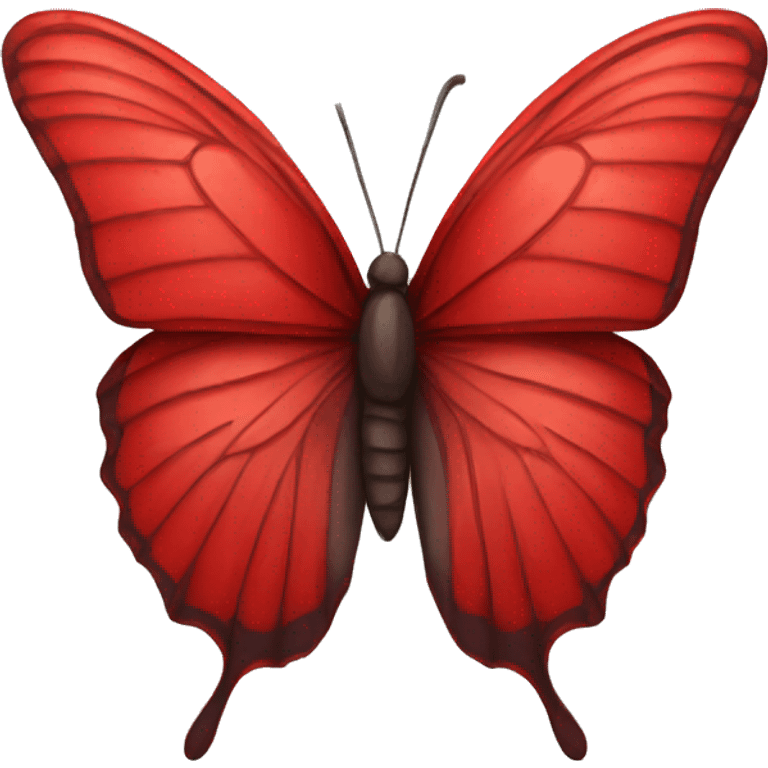 Red butterfly emoji