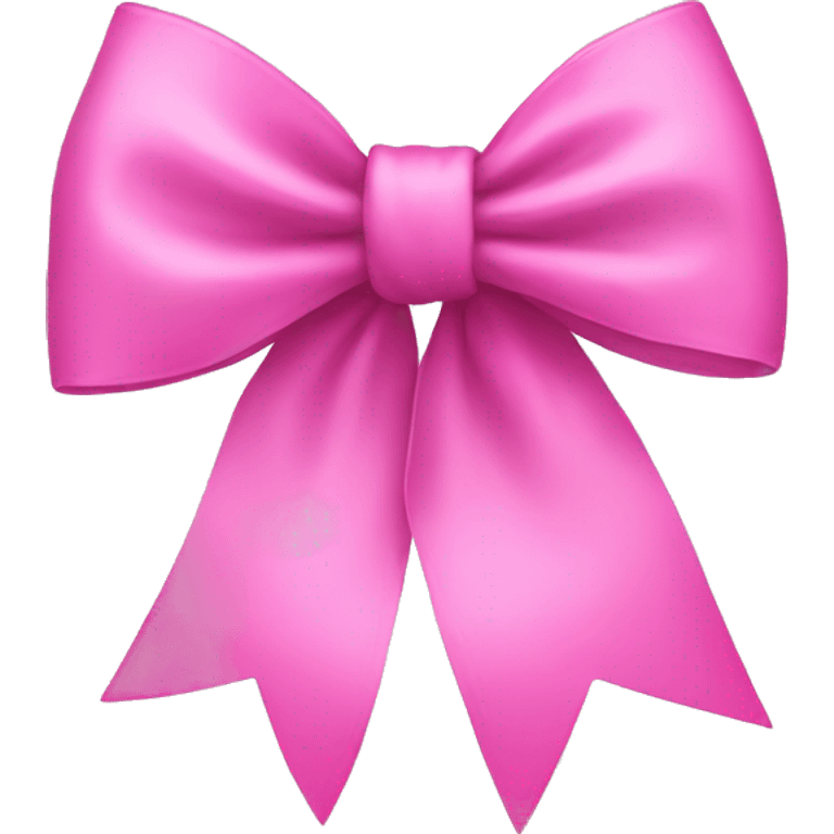 Pink bow  emoji