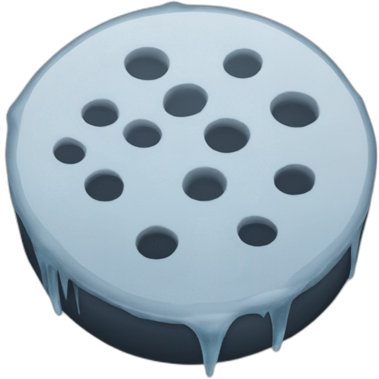 Ice puck emoji