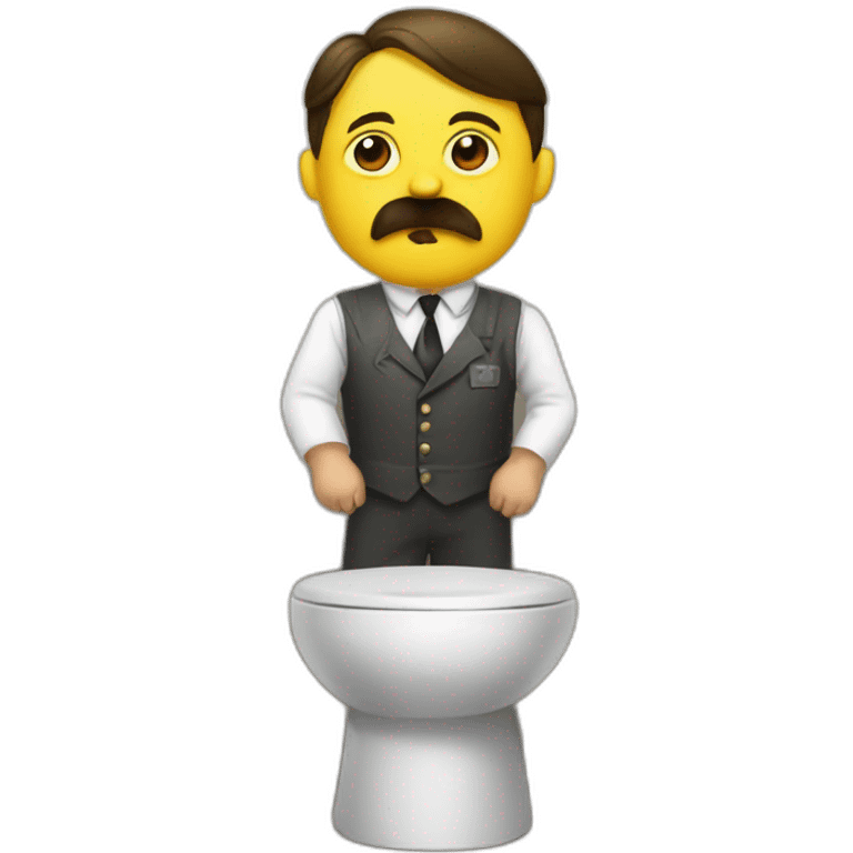 Hitler au toilette emoji