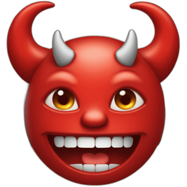 devil face with telephone emoji