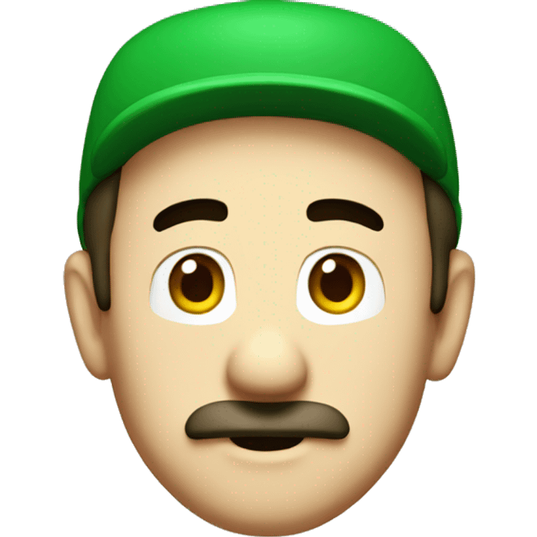 Luigi head  emoji