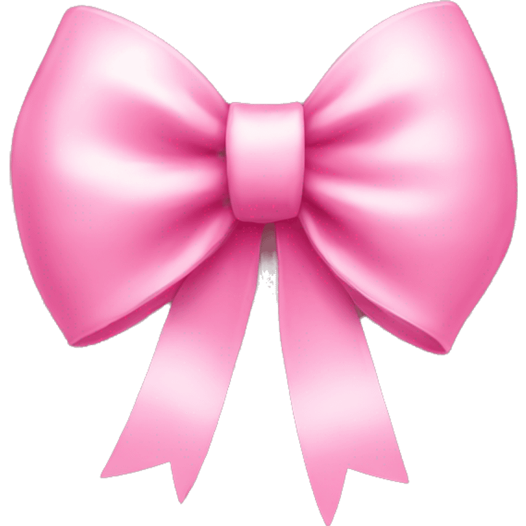 Cute pink bow  emoji